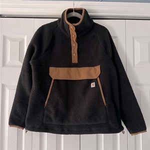 Women's Carhartt Relaxed Fit Fleece Pullover, Size L
